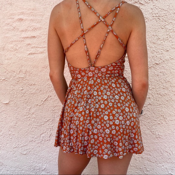 Forever 21 Flower Romper - Picture 2 of 3